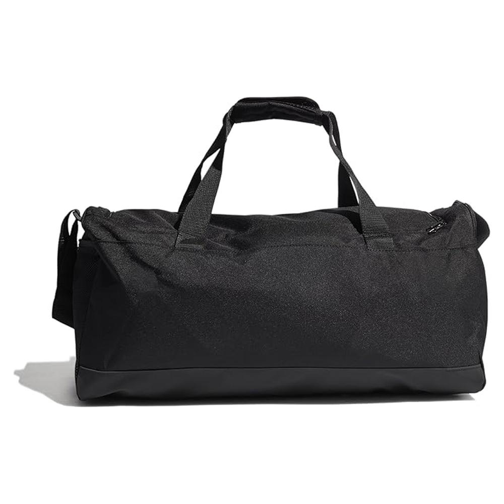 Bolsa de deporte negra unisex Adidas Linear Duffel ver 2