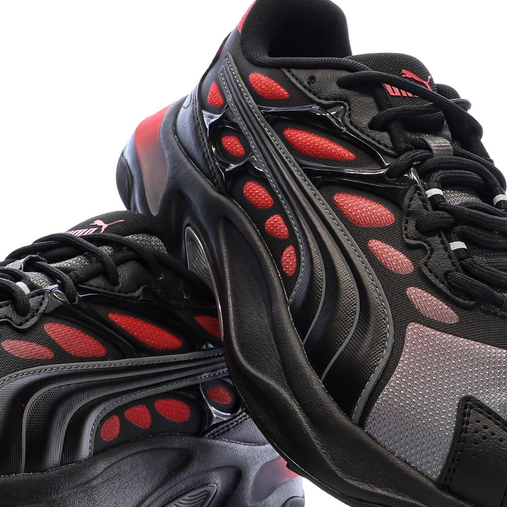 Zapatillas deportivas negras/rojas para hombre Puma Insphere Fade ver 7