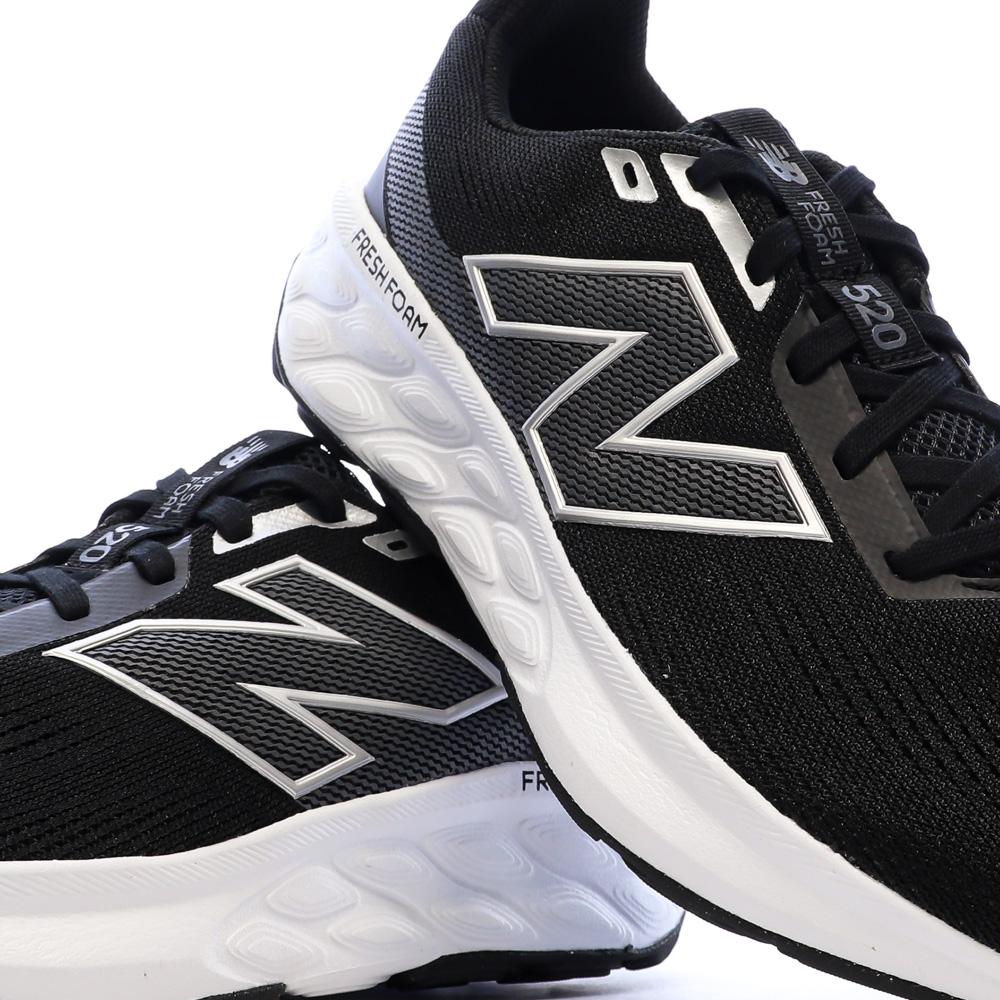 New Balance 520 Men’s Black/Grey Running Shoes Photo of the Espace des Marques %store% store - view of %key%
