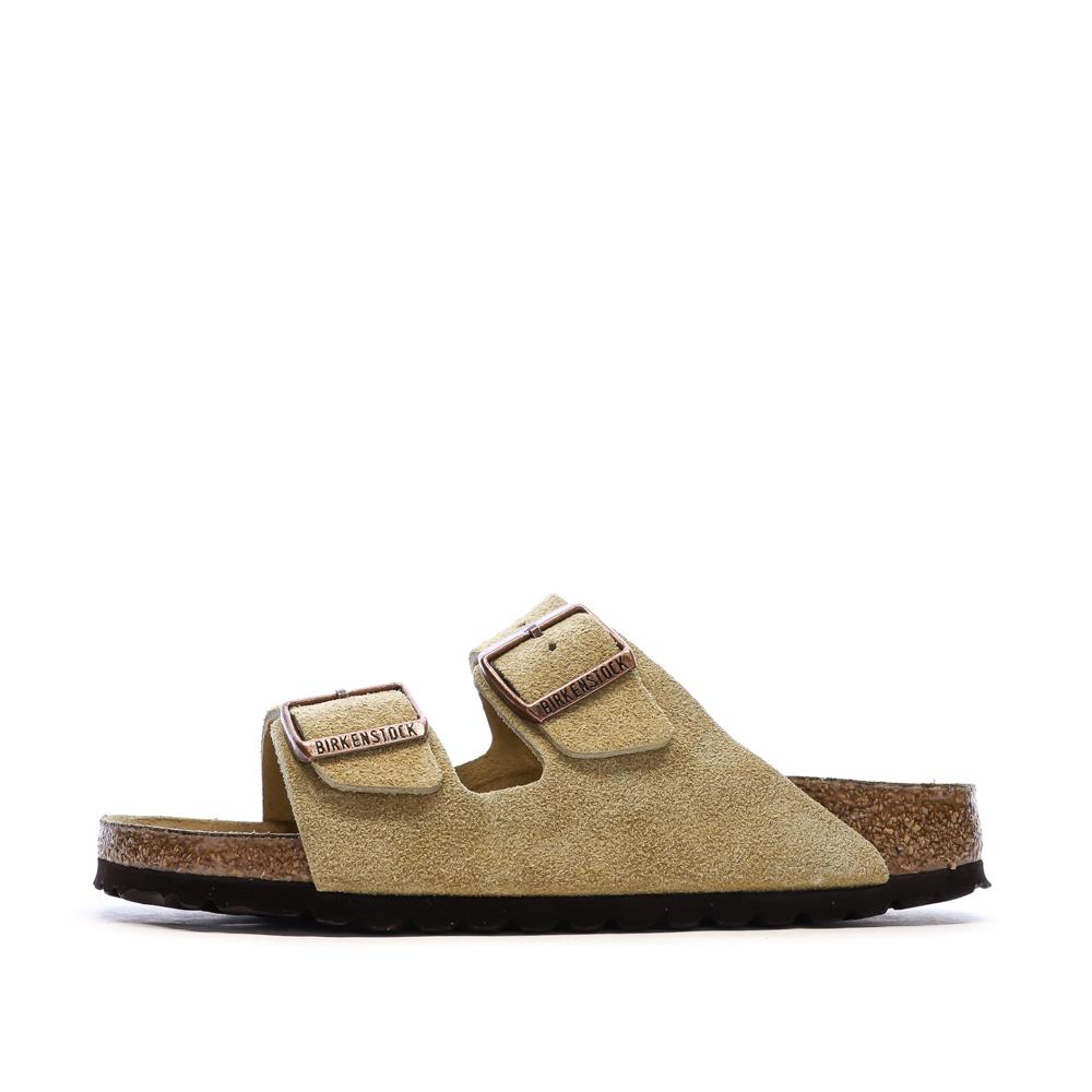 Sandales Latte crème Mixte Birkenstock Arizona pas cher