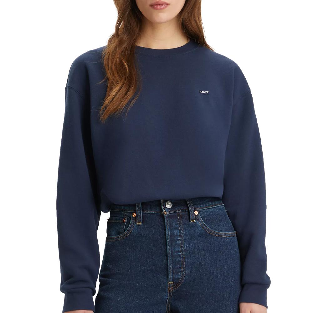 Sudadera azul marino para mujer Levi's Everyday barato