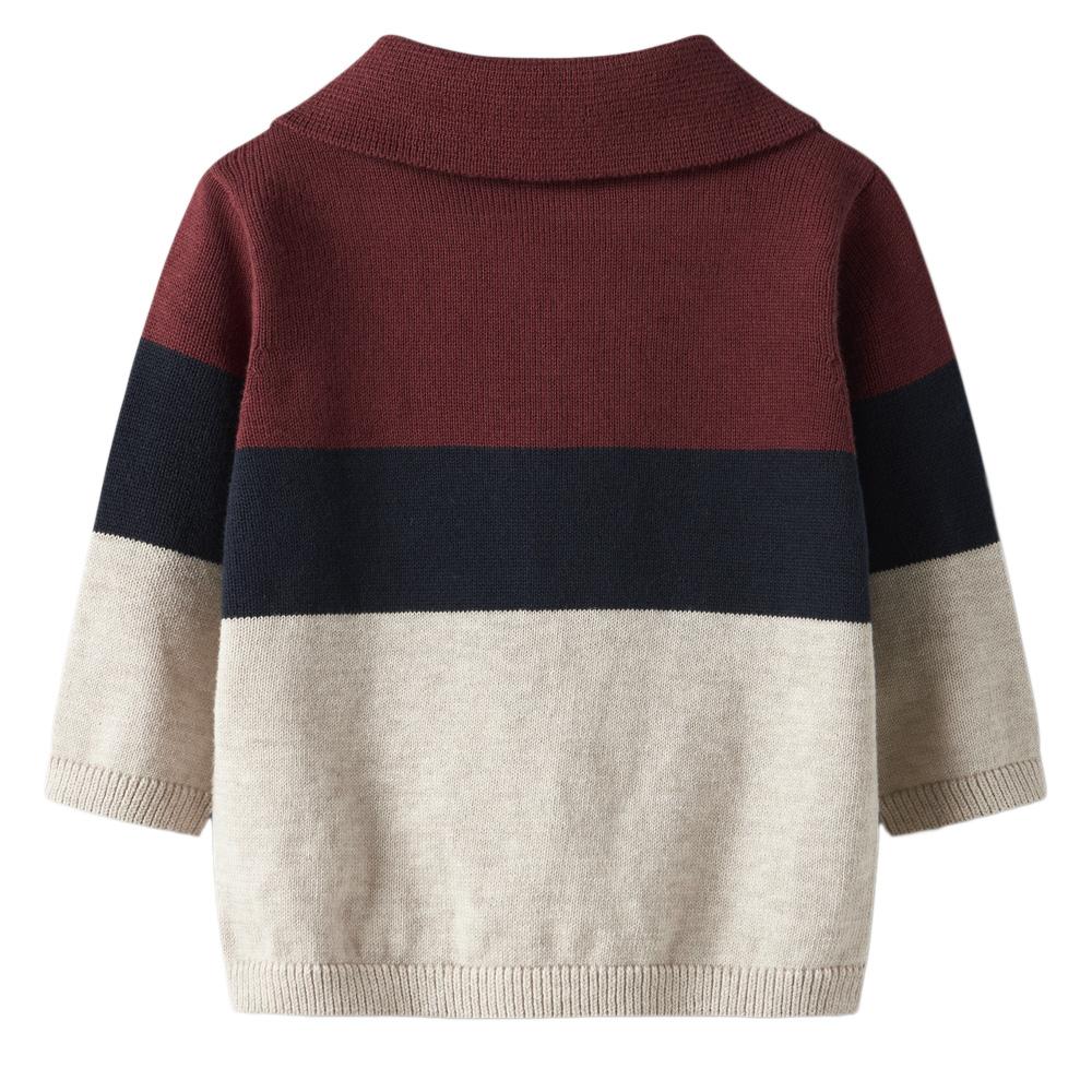 Pullover Beige/Marine/Bordeaux Jungen Name it Knit Ansicht 2