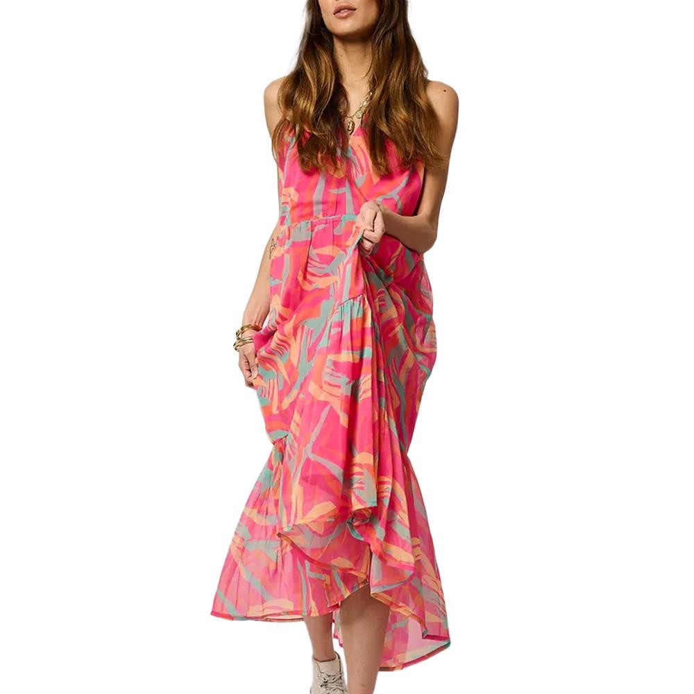Langes Kleid Rosa Frau Kaporal Vadez günstig