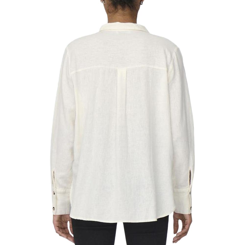 Chemise Blanche Femme JDY Linen 15318364 vue 2