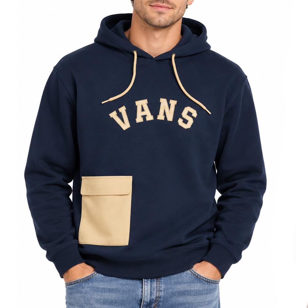 Sudadera con capucha Vans Prep azul marino para hombre barato