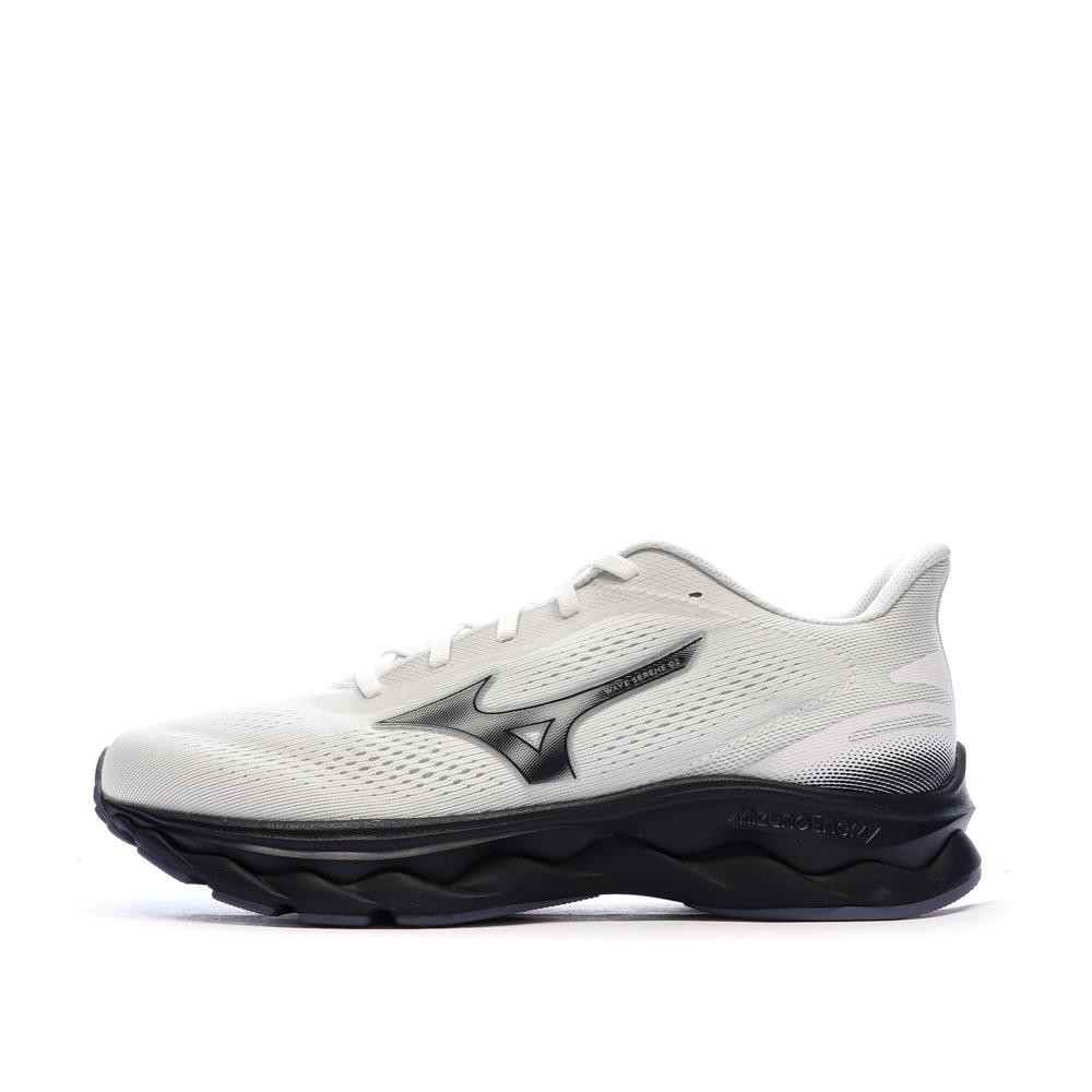 Chaussures de Running Blanc/Noir Homme Mizuno Wave Serene 2 pas cher