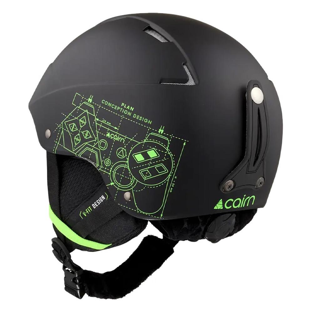 Casque Noir Mixte Cairn Andromed J vue 2