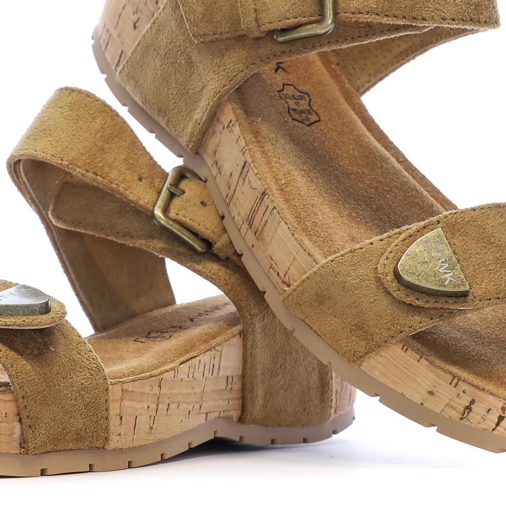 Sandalen Braun Frau Chattawak Laspinas Ansicht 7