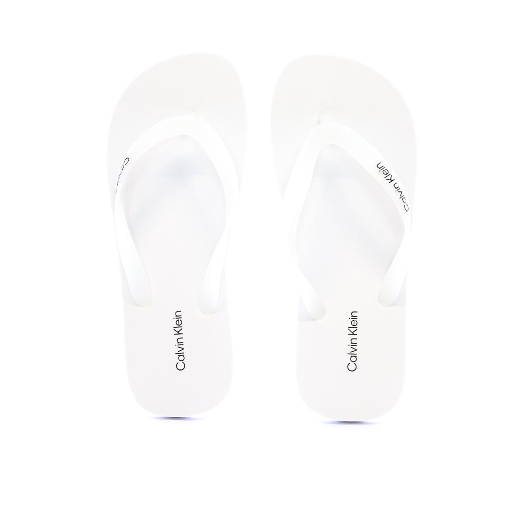 Weiße Flip-Flops für Herren von Calvin Klein Jeans – Beach Thong Ansicht 3