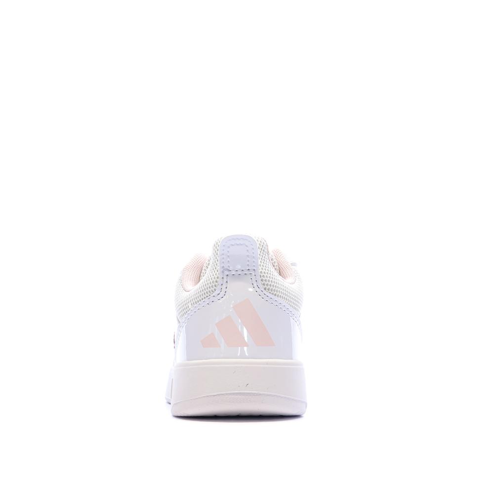 Zapatillas blancas/rosas para niño Adidas Tensaur ver 3