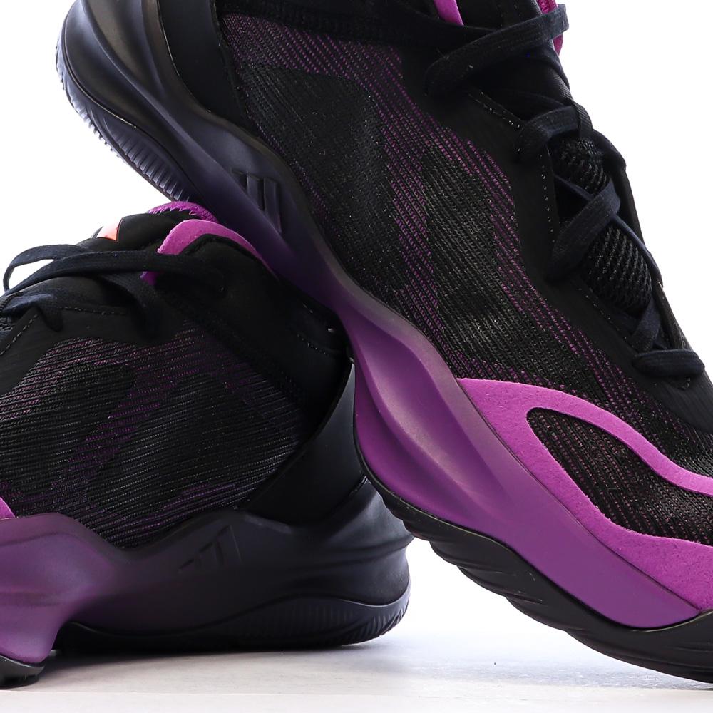 Negro/Morado Zapatillas Baloncesto Hombre Adidas Adizero ver 7