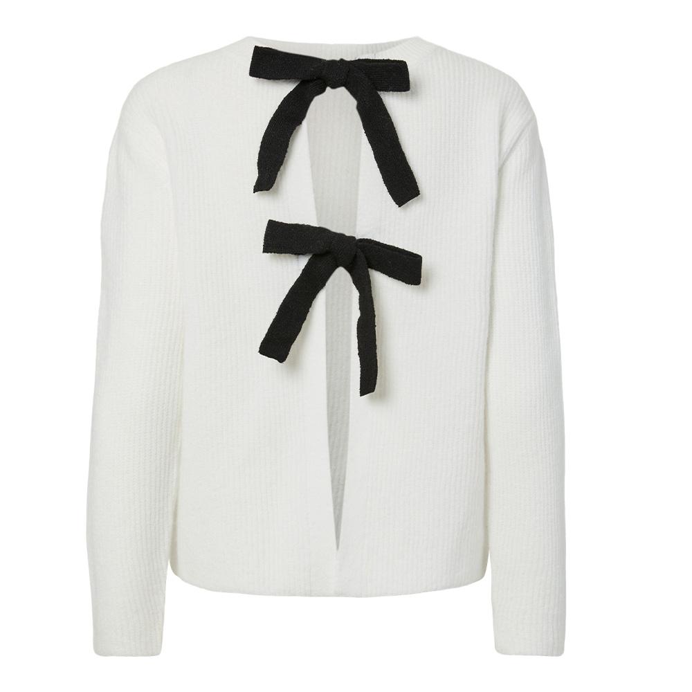 Women's White/Black Cardigan Pieces Silly affordable