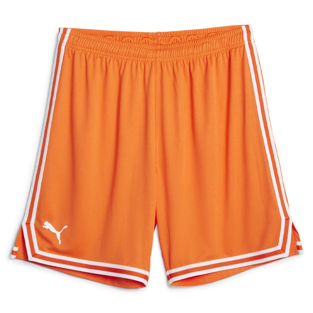 Pantalón Corto Baloncesto Hombre Naranja Puma Hoops Team Game Short barato