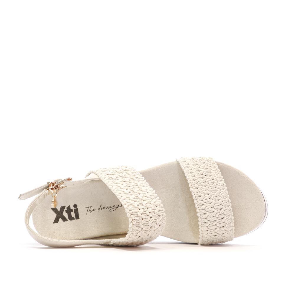 Sandals Ecru Women XTI 143858-ECR Photo of the Espace des Marques %store% store - view of %key%