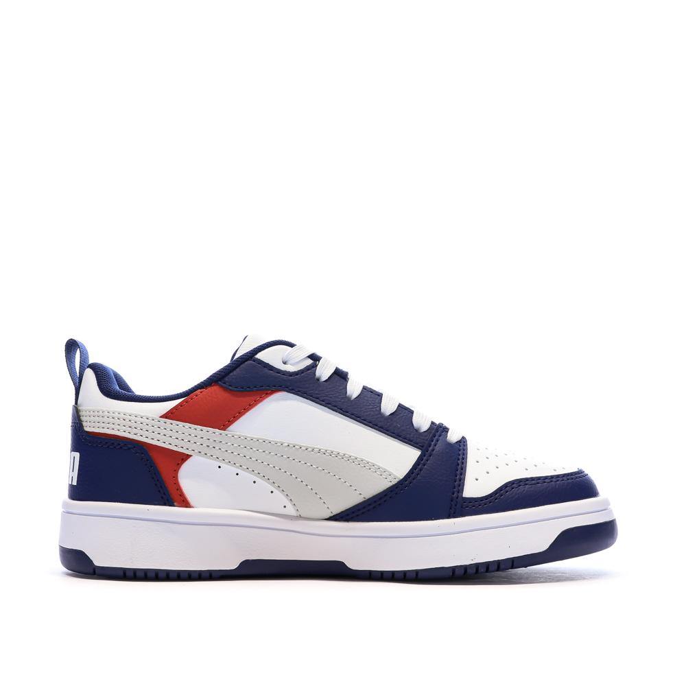 Sneaker Marineblau/Weiß für Jungen Rebound Low Ansicht 2