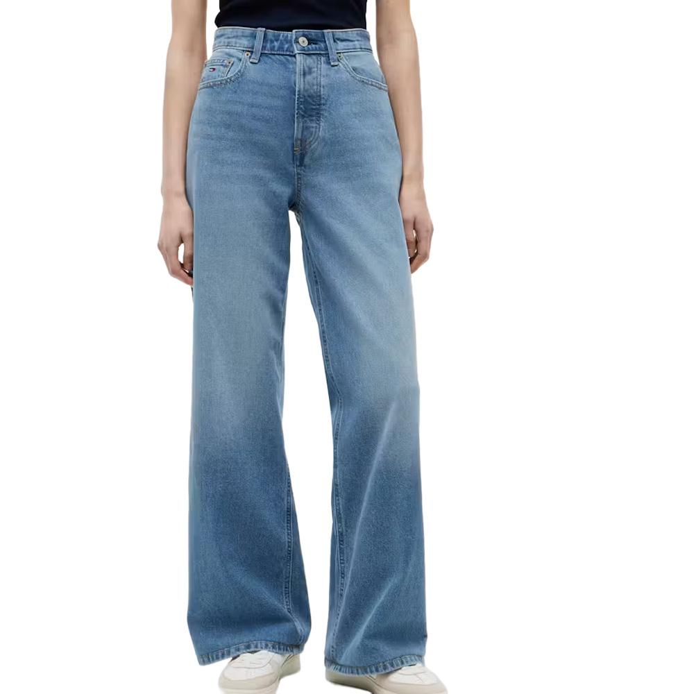 Tommy Hilfiger Wid – Blaue Damen-Jeans in lockerer Passform günstig