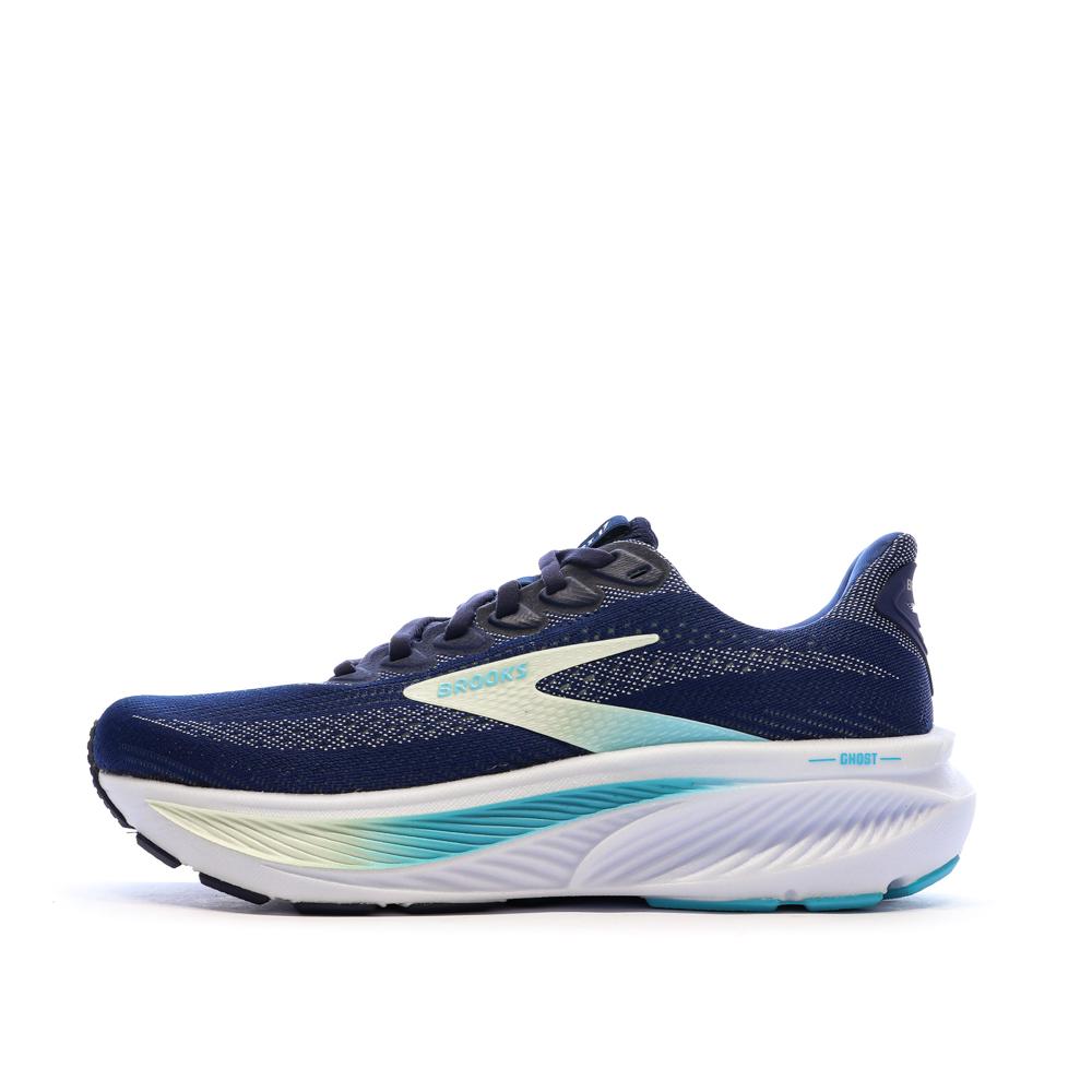 Chaussures de Running Bleu Femme Brooks Ghost 17 pas cher