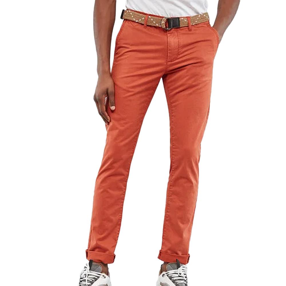 Chino rojo Teddy Smith Pallas para hombre barato