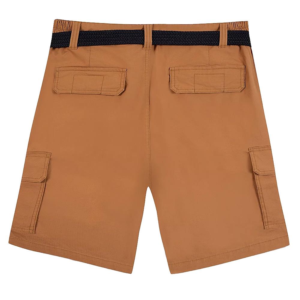 Short Marron Homme TBS Teck vue 2