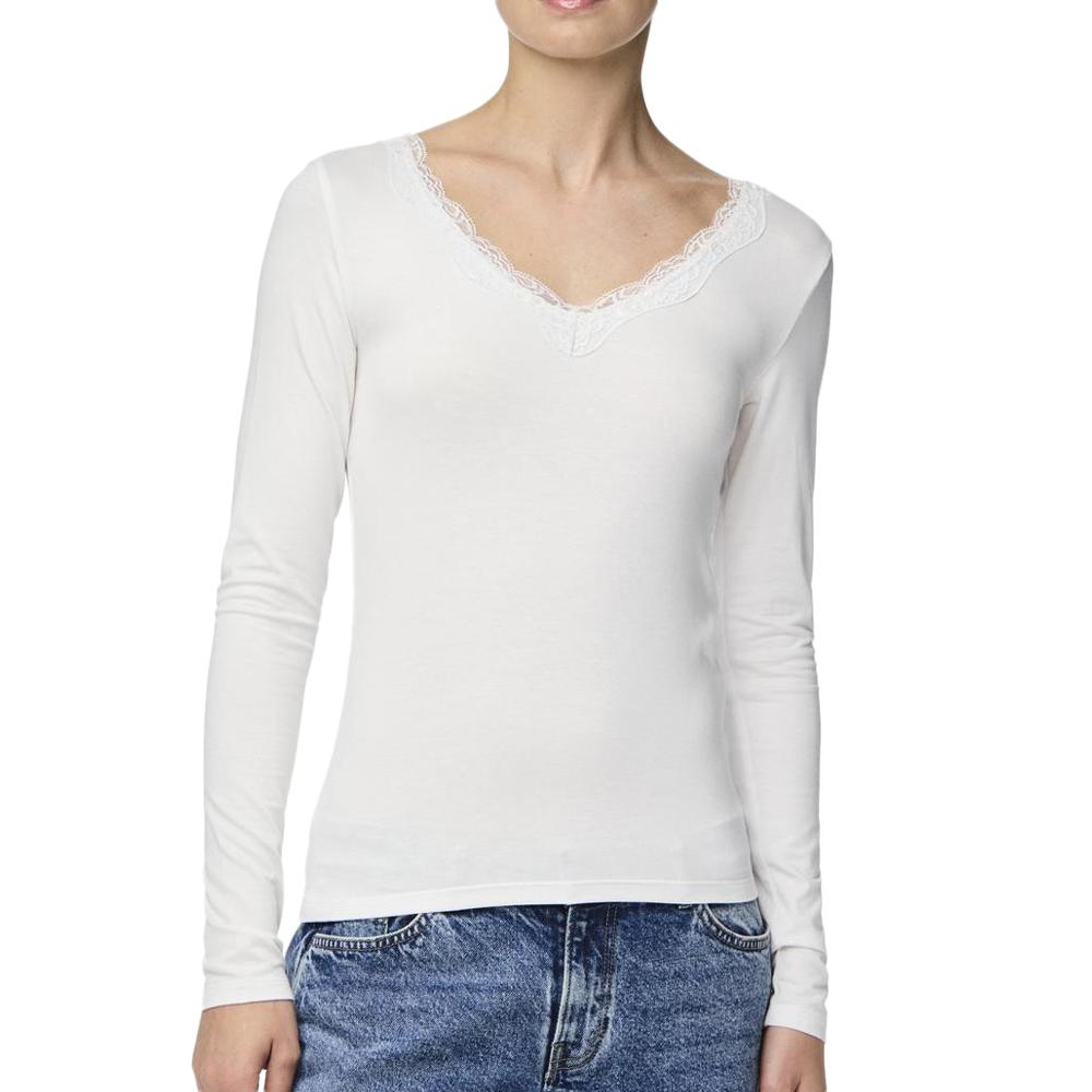 Camiseta blanca de mujer Piezas Pcbarbera barato
