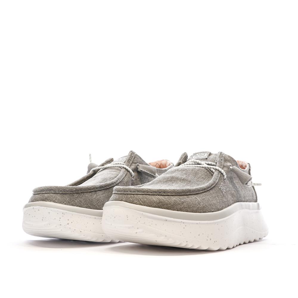 Hey Dude Peak Chambra Grey Women's Shoes Photo of the Espace des Marques %store% store - view of %key%