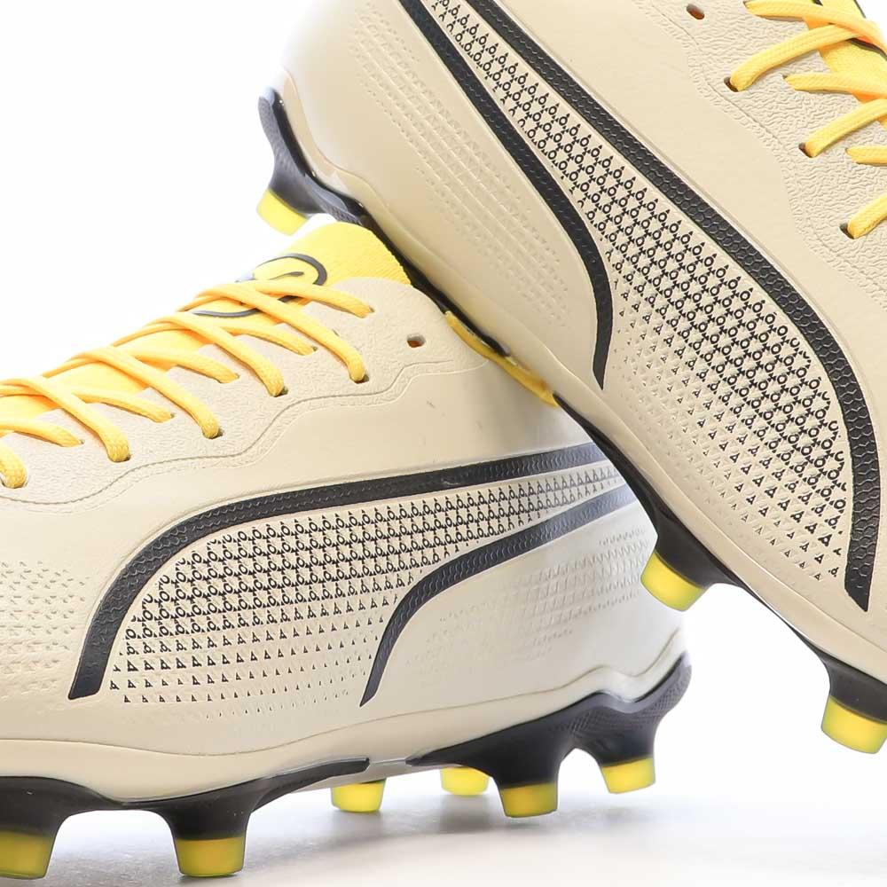 Men’s Puma King Pro Football Boots, Ecru/Black Photo of the Espace des Marques %store% store - view of %key%