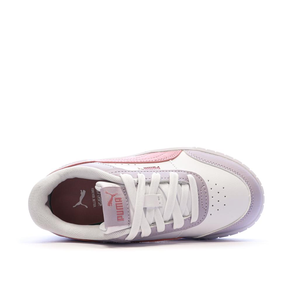 Zapatillas Puma Carina Mia Blanco/Malva, Niña ver 4