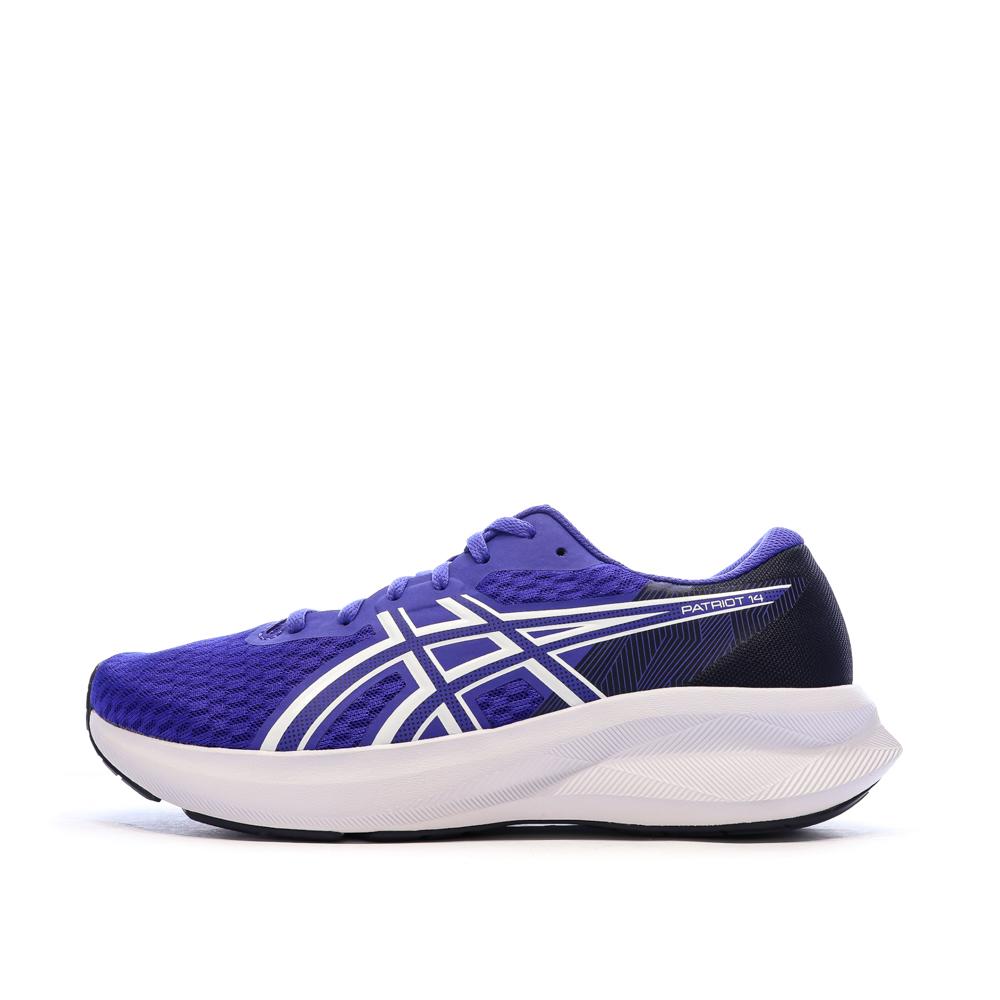 Zapatillas de running moradas/negras para hombre Asics Patriot 14 barato