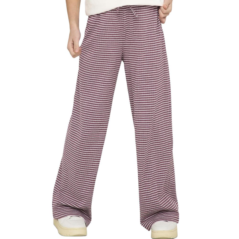 Pantalón holgado rosa/blanco para niña ONLY Kogpamia barato