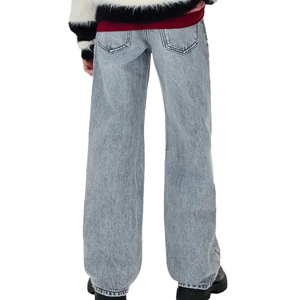 Jean Loose Gris Garçon Calvin Klein Jeans Washed vue 2