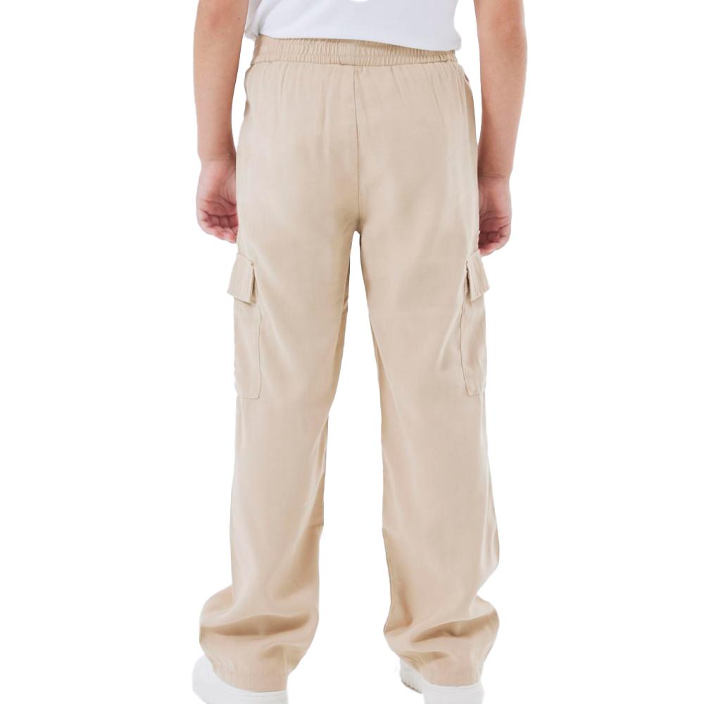 Name it Wide Twill Canvas-Hose Beige für Mädchen Ansicht 2