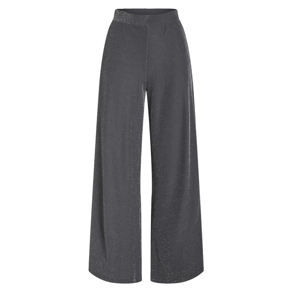 Pantalones Fluido Gris Mujer Vila Vieleinas barato