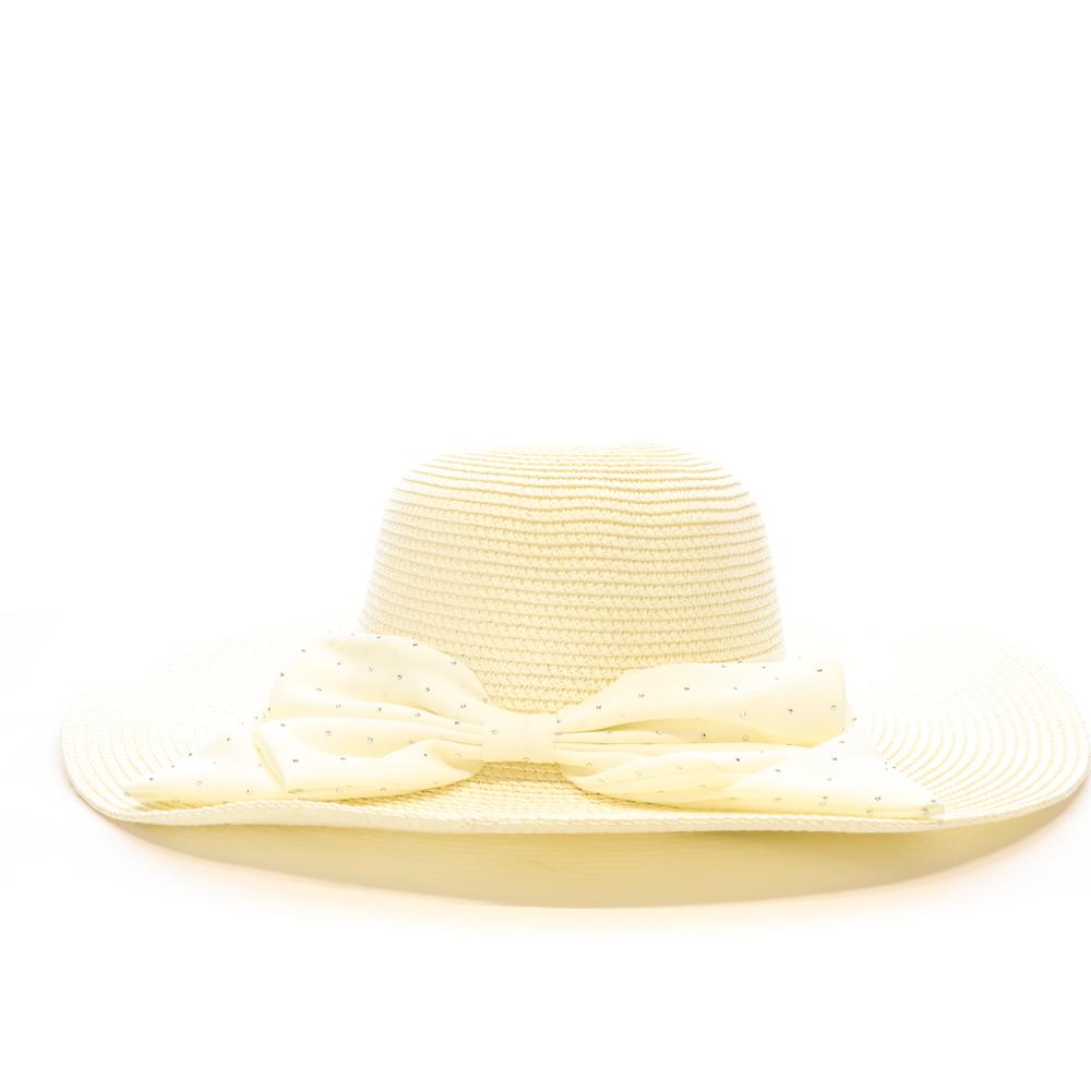 Sombreros blancos para mujer Via Lorenzo Capeline Marfil ver 3