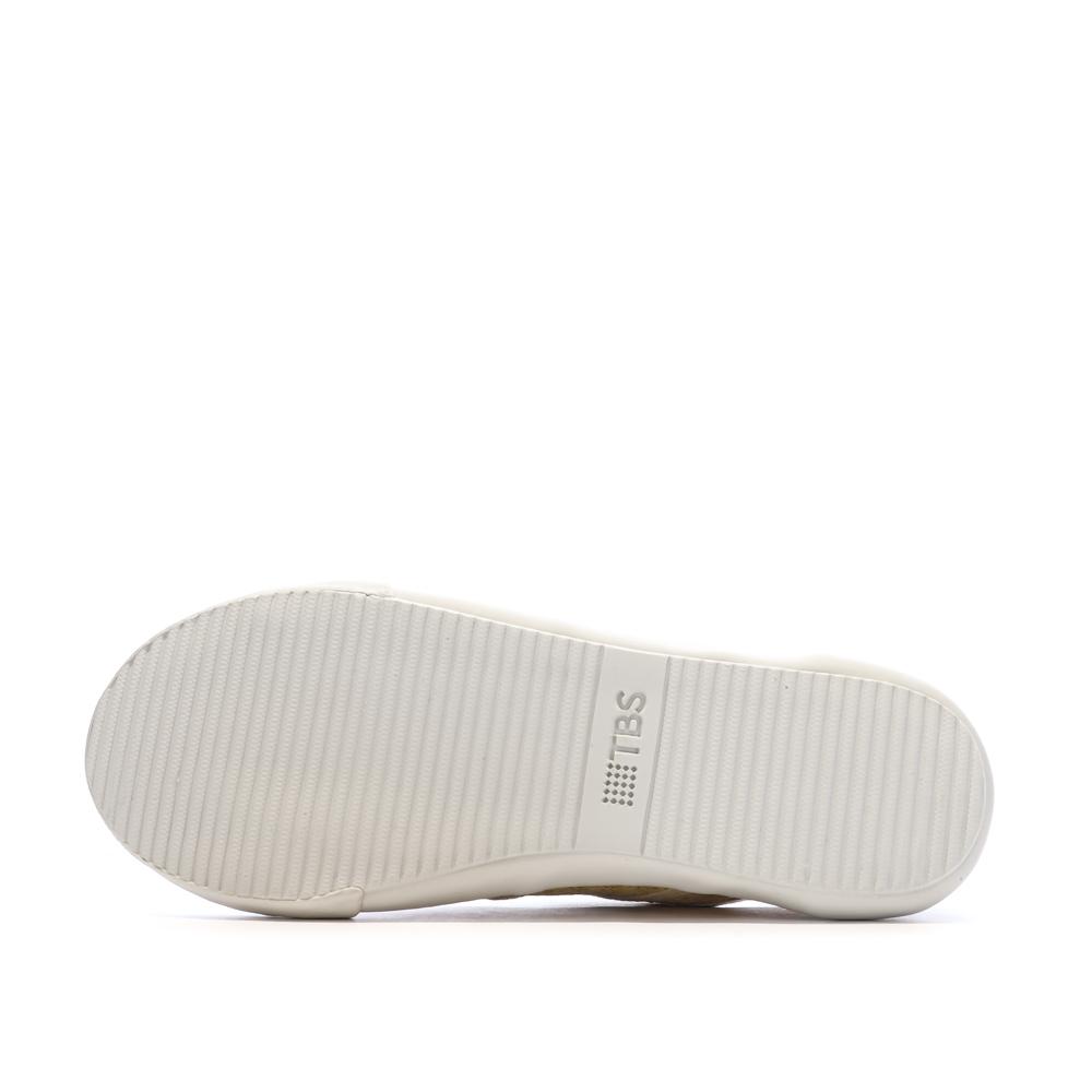 Beige/weiße Stoffschuhe für Damen TBS OPIACE Ansicht 5