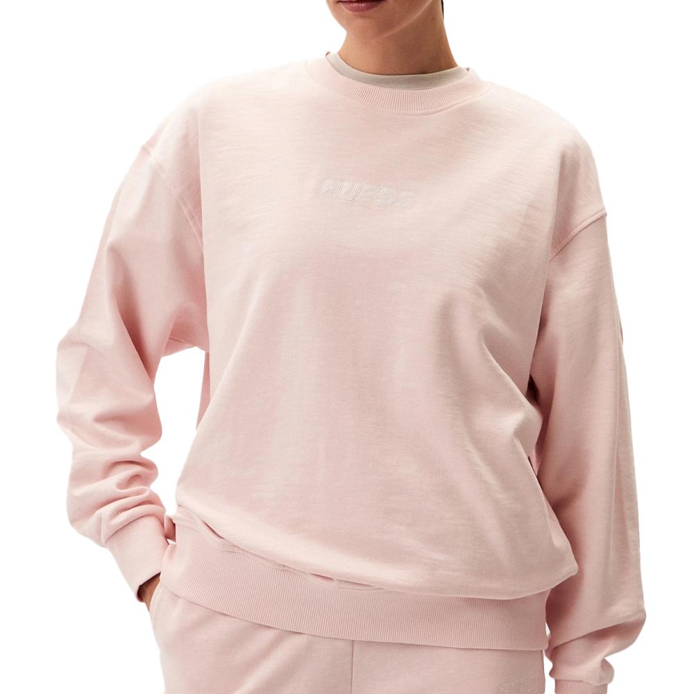 Women's pink sweatshirt Guess Rgine affordable