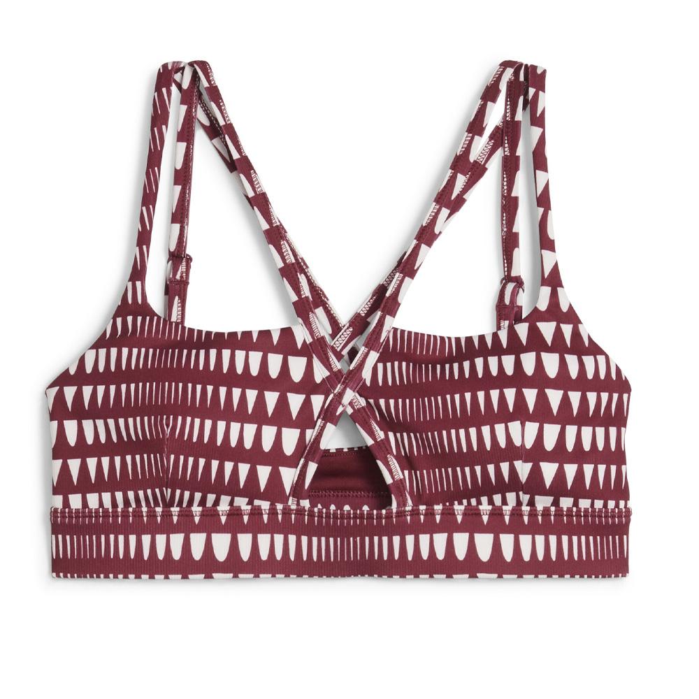 Sujetador Puma Lemlem Impact Burdeos, Mujer barato