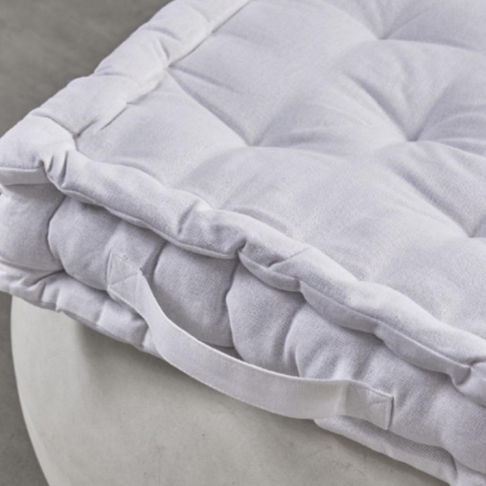 Coussin de Sol Blanc Today 40x40x10cm vue 2