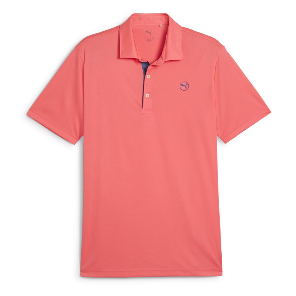 Puma Pure 2.0 Herren Golf Polo Orange günstig