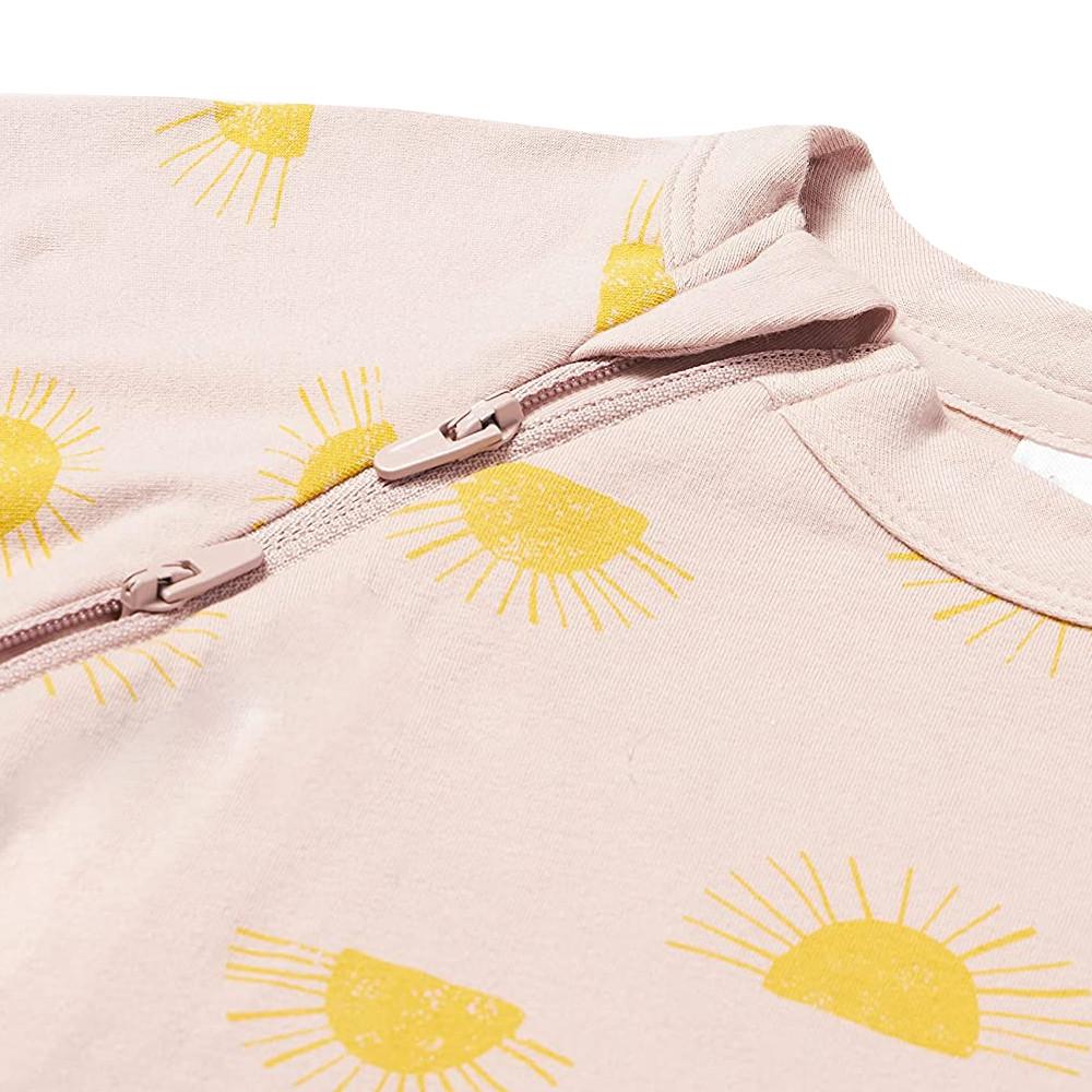 Pijama de bebé de manga larga beige para niña DIM Soleil ver 2