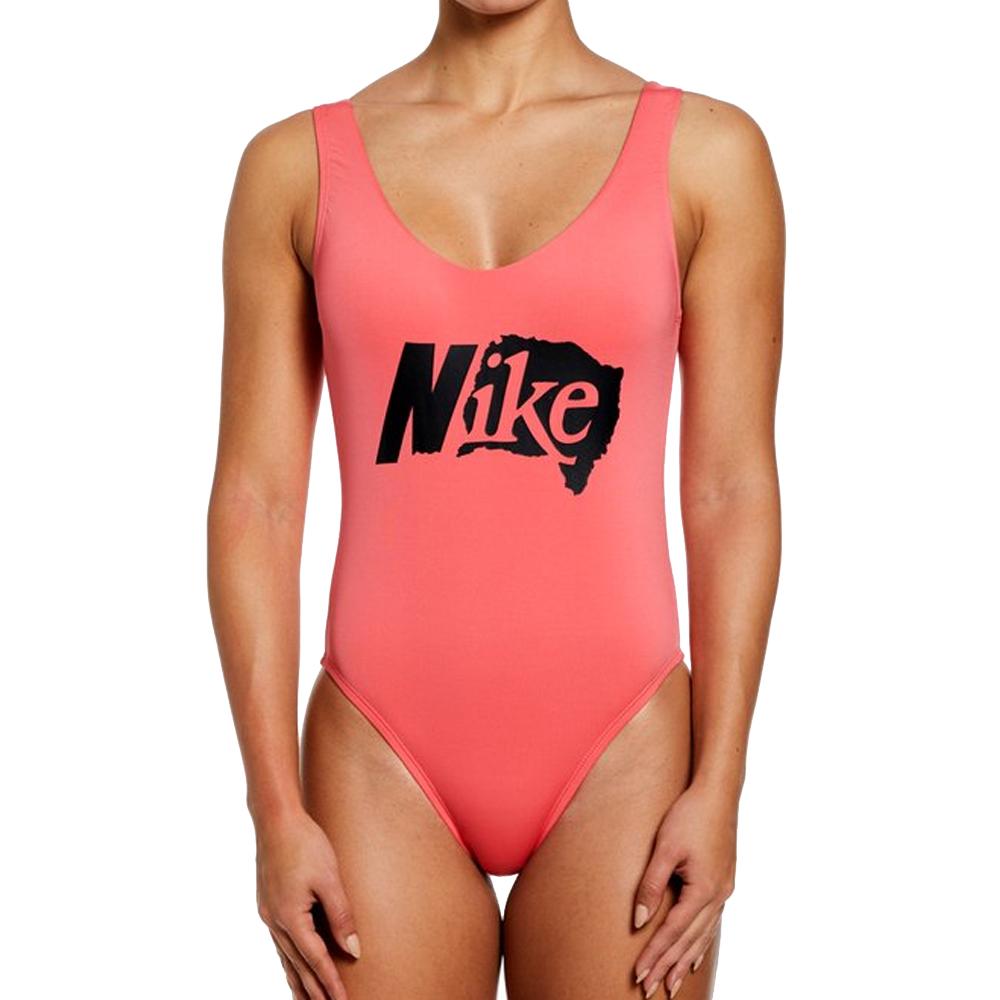 Badeanzug 1-teilig Rosa Damen Nike U-back günstig