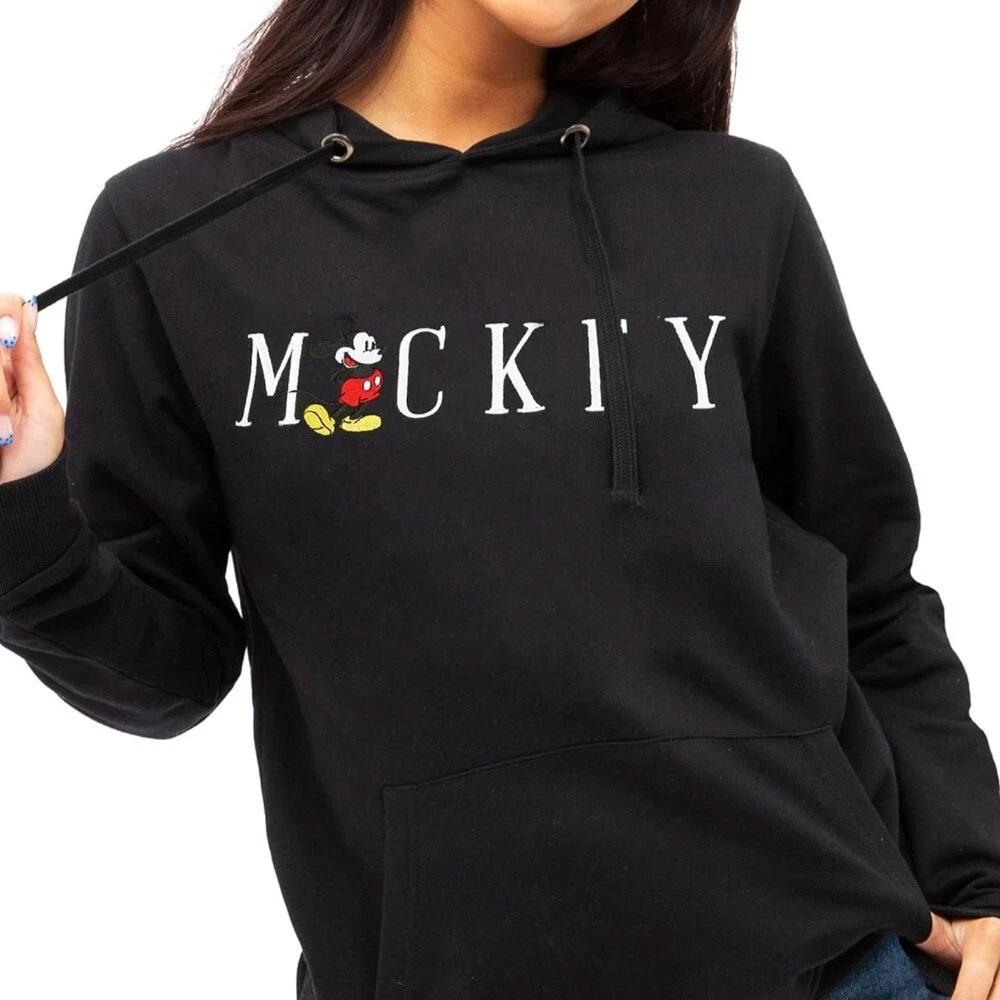 Women’s Black Disney MickeyHood Hooded Top Photo of the Espace des Marques %store% store - view of %key%
