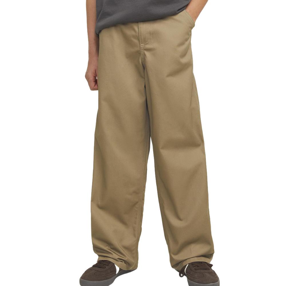 Beigefarbene, locker sitzende Hose für Jungen von Jack & Jones Clean günstig