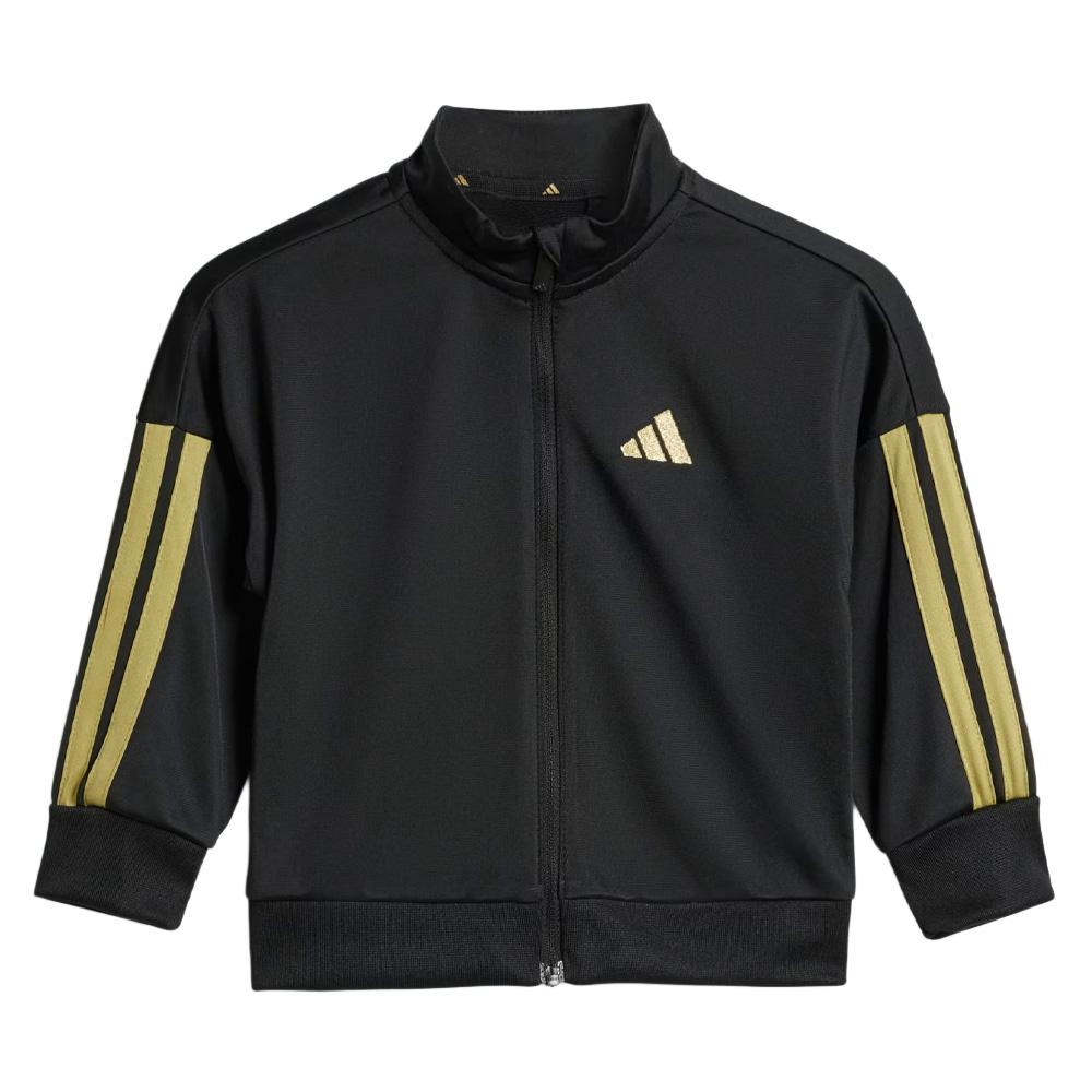 Conjunto de chándal negro para niño Adidas 3s ver 2