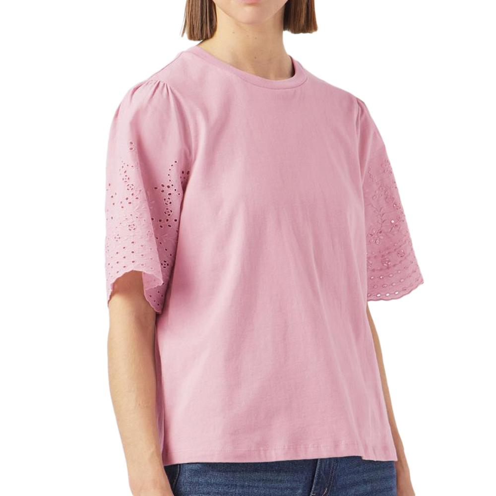 T-Shirt Rose Femme YAS Yaslex pas cher