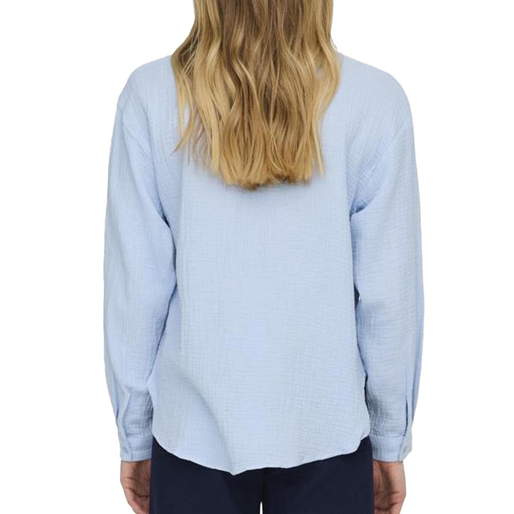 Hemd Blau Frau JDY Theis Ansicht 2
