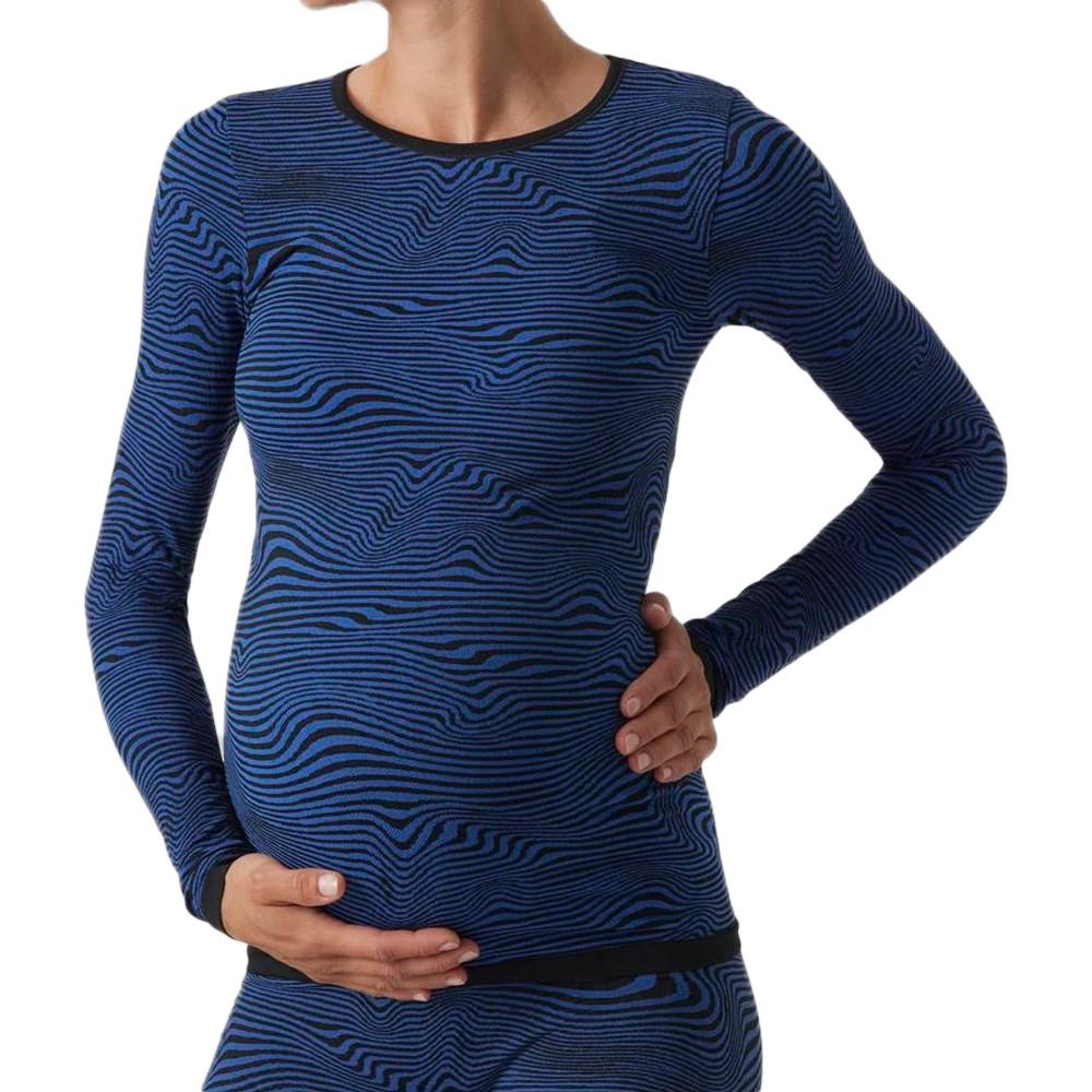 Mamalicious Kenya Women's Blue Long Sleeve T-Shirt affordable