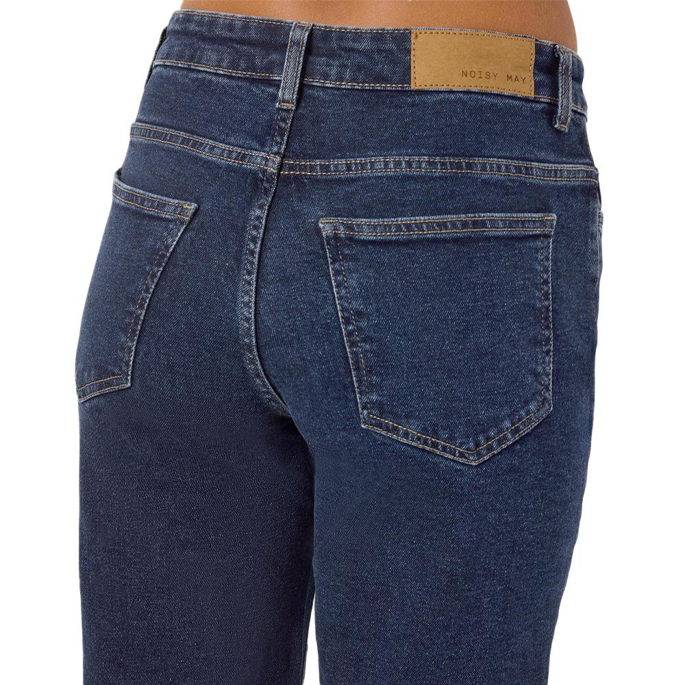 Jean Droit Bleu Foncé Femme Noisy May Landa vue 3