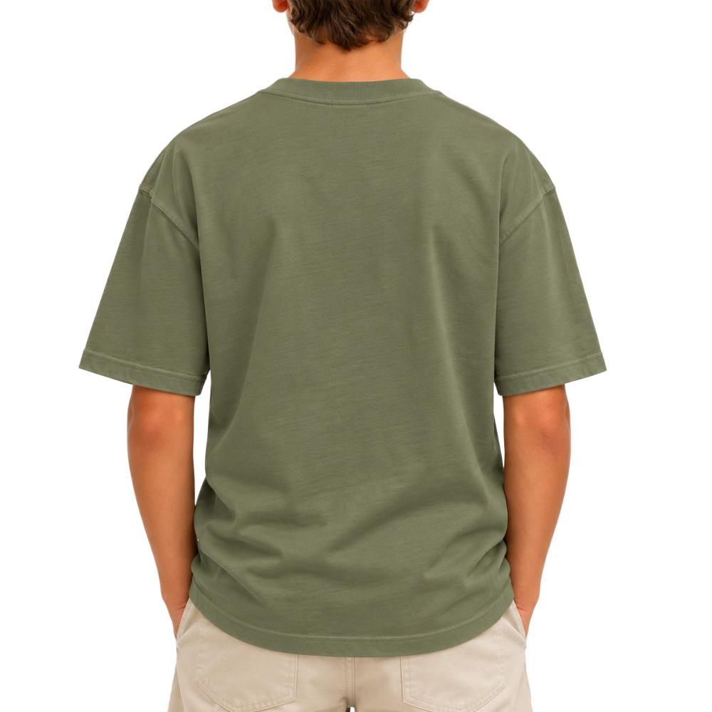 T-Shirt Khaki für Jungen von Paname Brothers Ansicht 2