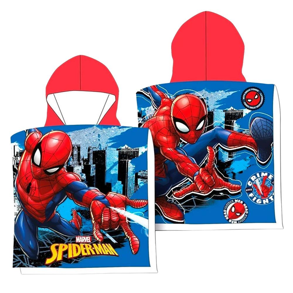 Poncho azul/rojo Sport Zone Spiderman barato