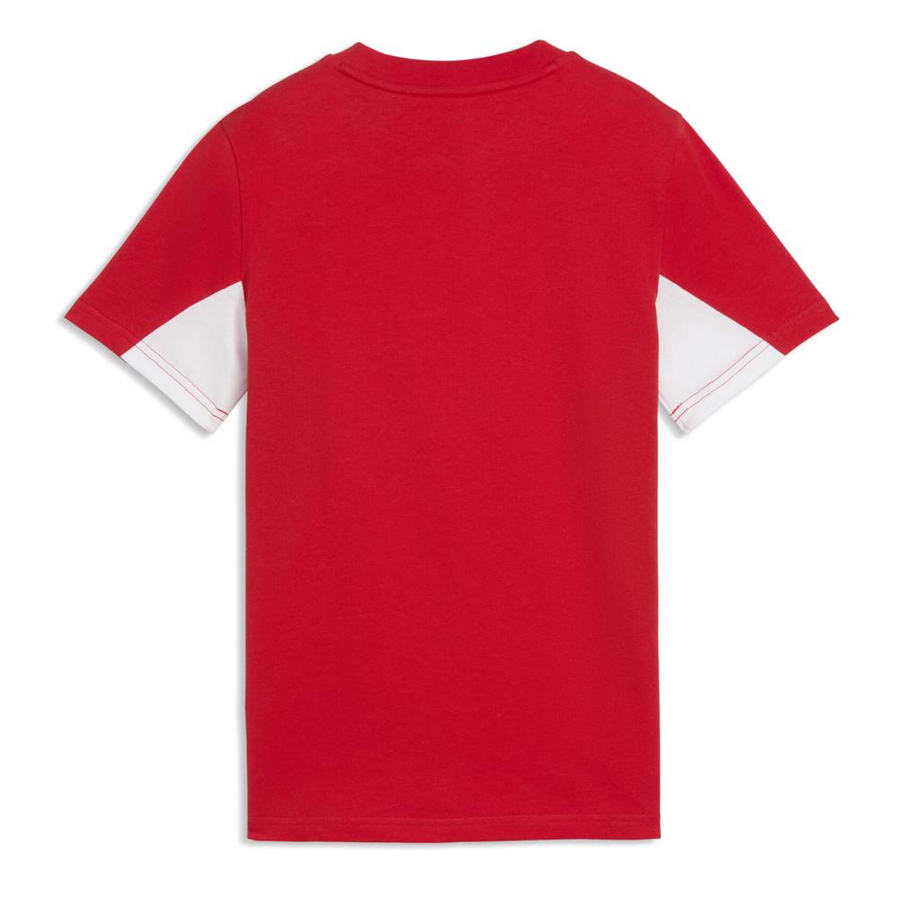 Camiseta roja para niño Puma Ess Block ver 2